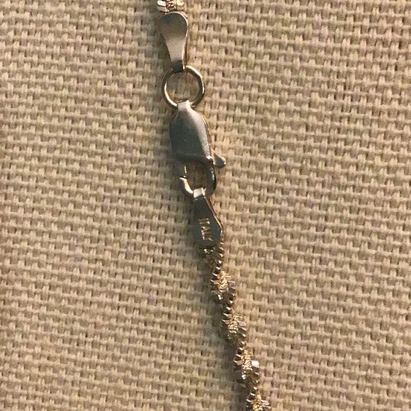 Vintage Sterling Silver Necklace and Earring Set - Picture 7 of 7